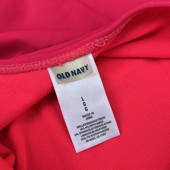 Old Navy One Piece Bathing Swim Suit Keyhole Back size Large - Picture 7 of 9